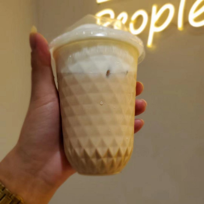 钻石奶茶杯